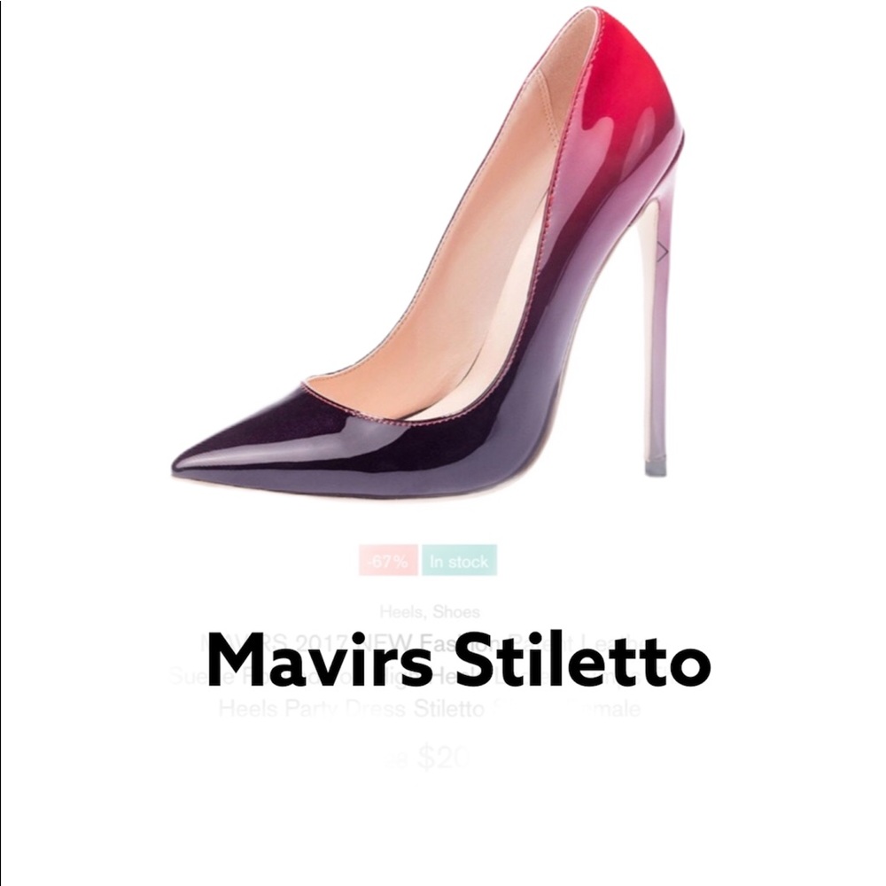 🍀Mavirs 2017 Patent Leather Stiletto 🍀 - Picture 5 of 7
